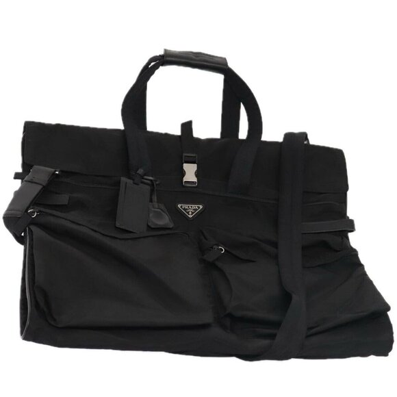 PRADA Garment Cover Nylon 2way Black Auth - Picture 1 of 16